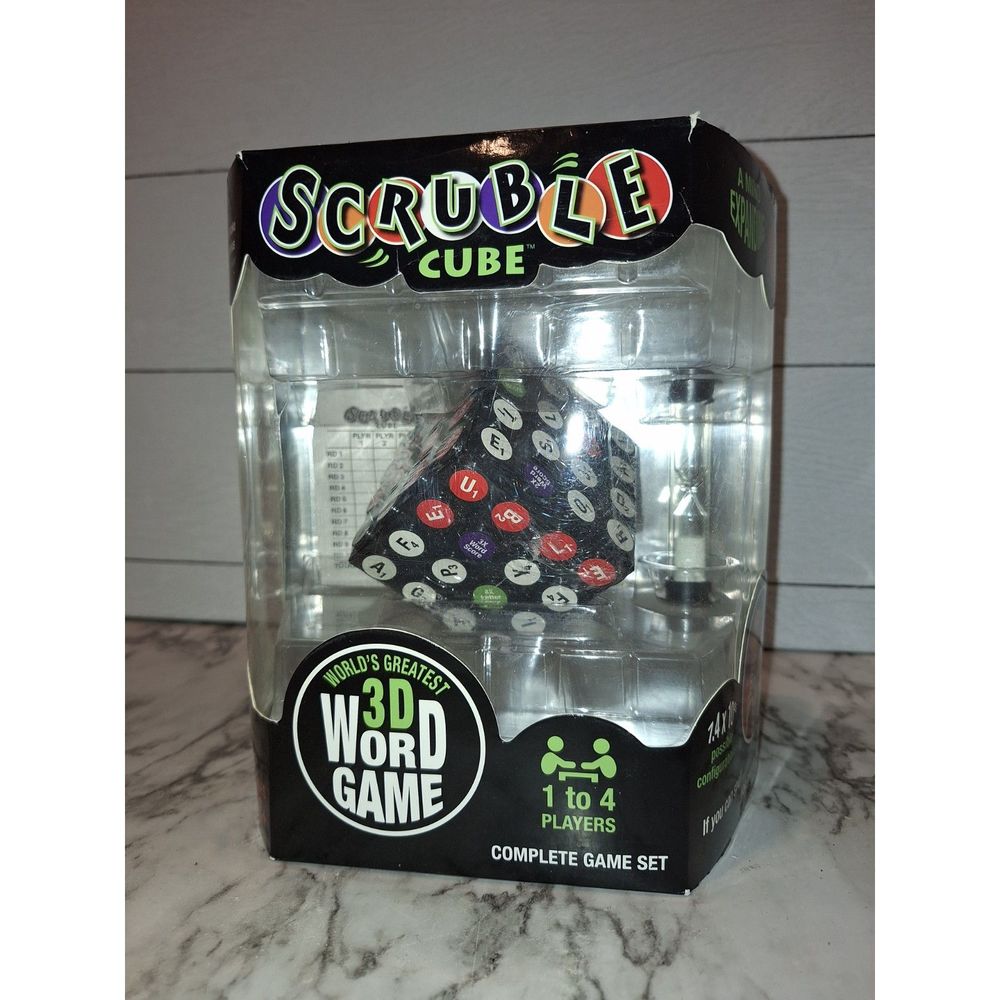 Scrubble Cube Worlds Greatest 3D Word Game